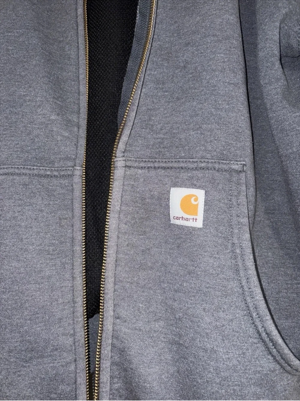 Carhartt VINTAGE J149 Thermal Lined Zip Front Hooded Sweatshirt